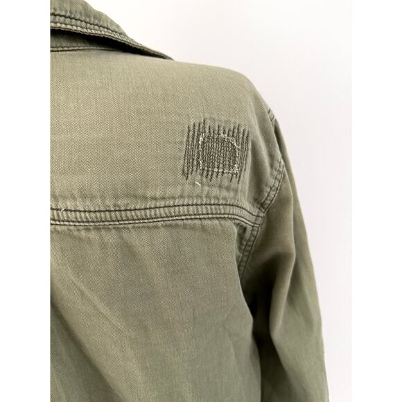 American eagle vintage shirt jacket, women green long sleeve S - Picture 3 of 9
